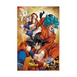 Sd Toys Póster 3D Dragon Ball Super Champa Goku 58x38 cm Licencia Oficial