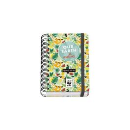 Agenda Escolar (2025-26) Dohe Premium Wwf Tropic Wire-O Tapa Extra A6 155X215 D/P Con Goma Precio: 12.68999963. SKU: B1BC5Z72R5