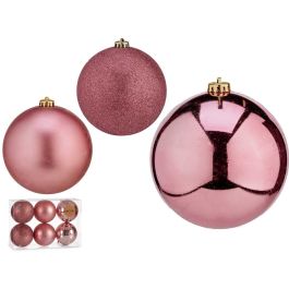 Set 6 Bolas Navidad Rosa Oscuro 10 cm - Krist+ (12 Unidades) Precio: 57.49999981. SKU: B172W7TG2K