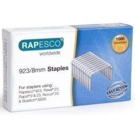 Grapas Rapesco Gran Capacidad 923/8 Mm. Galvanizadas Caja De 1000 Precio: 1.427558. SKU: B1FKQQ3NFH