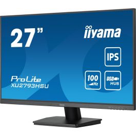 iiyama ProLite XU2793HSU-B6 Monitor 27" FHD 1920x1080 IPS 1ms 100Hz HDMI DP USB Speaker Negro