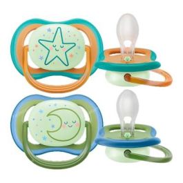 Avent Chupete Ultra Air Nocturno +18 meses, diseño Luna/Estrella, color neutro Precio: 12.50000059. SKU: B1FNV65XDM