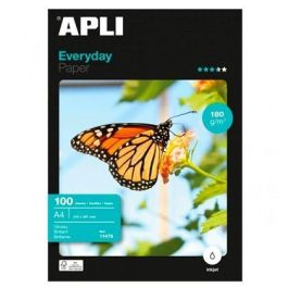 Apli Papel Fotográfico Everyday A4 180 gr Inkjet Paquete 100H Blanco Brillo Precio: 16.68999948. SKU: BIX11475