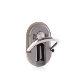 Innovagoods V0103262 Soporte Móvil Universal 3 en 1: Coche (Rejilla), Escritorio, Anilla Dedo. Giro 360°, Inclinación 180°, Adhesivo 3M