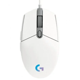 Logitech G102 Lightsync Ratón Gaming Óptico Cableado USB Blanco con RGB