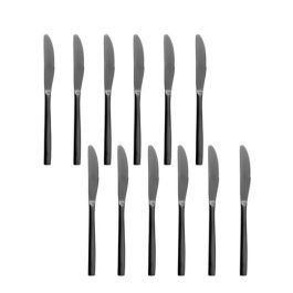 Sinxelo Satin Negro Cuchillo Mesa 220 Mm (12 Unidades) Sinxelo Satin Negro Cuchillo Mesa 220 Mm (12 Unidades)