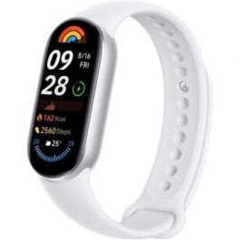Xiaomi BHR8340GL Pulsera Smart Band 9 Plata Glaciar AMOLED 1.62'' 1200 nits 21 días Batería 5 ATM 150+ Modos Deportivos Xiaomi BHR8340GL Pulsera Smart Band 9 Plata Glaciar AMOLED 1.62'' 1200 nits 21 días Batería 5 ATM 150+ Modos Deportivos