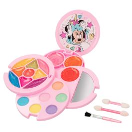 DISNEY Set de Maquillaje Minnie: 6 Sombras de Ojos y 12 Brillos de Labios, +5 años