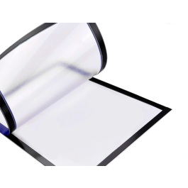 Liderpapel Marco Porta Anuncios Magnético DIN A4 Adhesivo Removible Color Azul