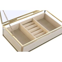 Joyero Moderno DKD Home Decor Dorado 13 x 5.5 x 21 cm Joyero Moderno DKD Home Decor Dorado 13 x 5.5 x 21 cm