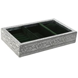 Bandeja Indio DKD Home Decor Plateado Verde 15 x 5 x 25 cm Precio: 15.7178997217. SKU: B19TGVQLXH