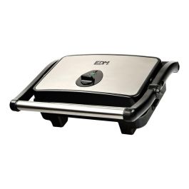 EDM Sandwichera Doble Grill 1500W, Superficie Antiaderente y Asa de Toque Frío, Cromado, 27.2 x 17 cm Precio: 34.50000037. SKU: S7902331