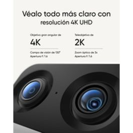 Eufy S350 Cámara de Seguridad IP Interior 4K UHD Doble Cámara 360° Giro e Inclinación Zoom 8x Visión Nocturna Detección IA
