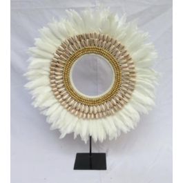Decoracion Balines DKD Home Decor Blanco Natural 12.5 x 59 x 50 cm Precio: 47.49999958. SKU: S3029268