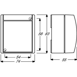 BUSCH-JAEGER 2601/6SKWNH-54 Interruptor de Emergencia Calefacción IP44 Blanco Alpino 250V 10A