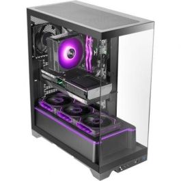 Mars Gaming MCPRISMA Caja Gaming Semitorre ATX MC-PRISMA con Triple Cristal Templado, Iluminación ARGB, Doble Cámara