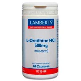 LAMBERTS L-Ornitina Hcl 500 mg, Aminoácido No Esencial para Crecimiento Muscular, 60 Cápsulas Apto Vegetarianos Precio: 34.4999996. SKU: B133GRA4ZG