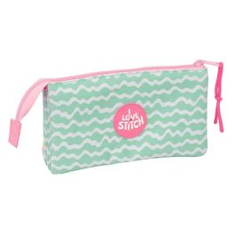 Safta Estuche Escolar Portatodo Triple Compartimento Colección Stitch Ice Cream 120x30x220 mm
