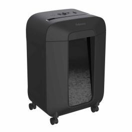 Fellowes LX85 Destructora de Papel Corte Partículas 4x40mm, Nivel P-4, 12 Hojas / 19L, SafeSense, para Grapas, Clips y Tarjetas, Negra, 4400801