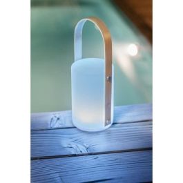 Galix Linterna Portátil Recargable USB | 4 LED WRGB (Blanco, Rojo, Verde, Azul) | Material Bambú y Plástico | Batería 1500 mAh