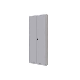 Rocada Armario Metálico 2 Puertas Batientes 4 Baldas 102x198x45 cm AC00 Gris/Gris