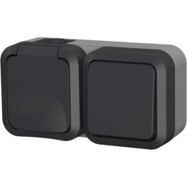 Toma doble - QUARX - Aqua Pro - Exterior, vertical, IP55, 250V, 16A