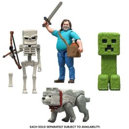 Mattel Minecraft La Película Figura de Acción Surtida, Edad Mínima Recomendada 6 Años