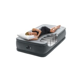 Intex 64412ND Cama elevada para invitados Comfort Plush, eléctrica para 1 persona Intex 64412ND Cama elevada para invitados Comfort Plush, eléctrica para 1 persona