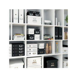 Leitz Click & Store Caja Almacenamiento Cúbica Grande Negra 320x360x310 mm