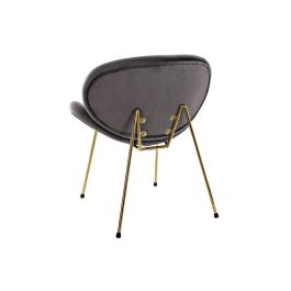 Silla Chic DKD Home Decor Negro Dorado 58 x 73 x 62 cm Silla Chic DKD Home Decor Negro Dorado 58 x 73 x 62 cm