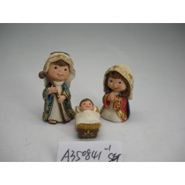 Nacimiento Navidad Tradicional DKD Home Decor Marron Azul 4.9 x 10.2 x 5.3 cm Set de 3 (4 Unidades) Precio: 37.449499419199995. SKU: B13B52RDB3