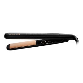 Remington Plancha de Pelo Eclat Brillance S6308, Cerámica, Turmalina Iónica con Titanio, 8 Ajustes de Temperatura 150-230°C, Placas de 110 mm, Negro con Placas Doradas Precio: 33.4999995. SKU: S0440136