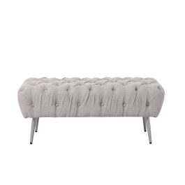 Descalzadora Chic DKD Home Decor Gris Plateado 46 x 42 x 103 cm