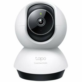 Tp - link Tapo TC72 Cámara Seguridad WiFi 360° 2K, Visión Nocturna, Detección IA, Alarma Luz/Sonido, Control Voz