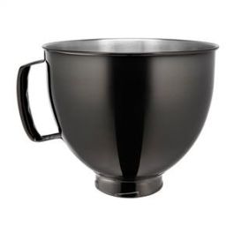 Kitchenaid Bol de Acero Inoxidable Negro 4,8 Litros para Robot con Cabezal Inclinable