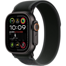 Apple Watch Ultra 2 GPS + Cellular - 49 mm - Caja de Titanio Negro - Correa Trail Loop Negra M/L Precio: 1003.78999952. SKU: B1BDCSPRM4