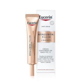 Eucerin HYALURON FILLER + elasticity Contorno de Ojos Anti-arrugas, Firmeza y Elasticidad para Piel Madura, FPS 15, 15 ml Precio: 28.49999999. SKU: S05104458