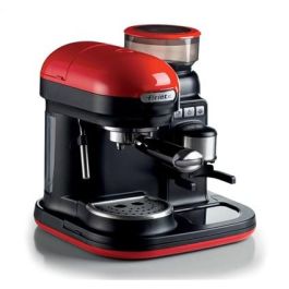 Ariete 1318/00 Cafetera Espresso Moderna con Molinillo Roja 1080W 0.8L