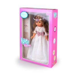 Famosa Muñeca Nancy Comunión Rubia 48 cm con Corona de Flores Reedición 2023
