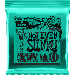Ernie Ball Juego Cuerdas Guitarra Eléctrica Not Even Slinky 12-56 para Afinaciones Bajas Drop D/C Tripack (3 Unidades) Precio: 20.50000029. SKU: B1CH438XEY