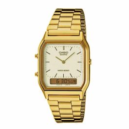 Reloj Hombre Casio AQ-230GA-9DMQYES Oro Dorado Precio: 57.49999981. SKU: B1FKW8V64F