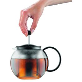 Bodum Assam Tetera de Émbolo con Filtro de Acero Inoxidable y Tapa de Plástico 0.5 L Negro Bodum Assam Tetera de Émbolo con Filtro de Acero Inoxidable y Tapa de Plástico 0.5 L Negro
