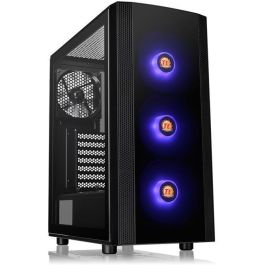 Thermaltake Versa J25 TG RGB - Torre Gaming RGB con Panel Lateral de Cristal Templado