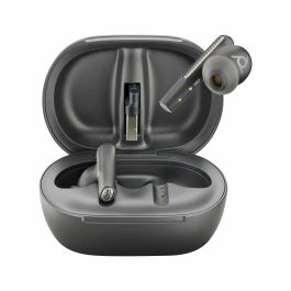 HP Voyager Free 60+ UC-M Auriculares Inalámbricos Bluetooth Carbon Black con USB-C y Estuche de Carga