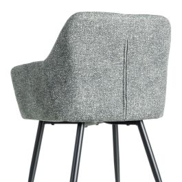 Silla Jaspeado Verde Tejido-Metal 59 X 54 X 81 cm