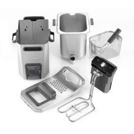 Delonghi Freidora Eléctrica Semiprofesional PremiumFry F44532CZ Acero Inoxidable - 5L, 1.5kg Patatas