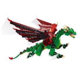 Lego Dragón Medieval 31161 Creator, Juego de Construcción, 3 Modelos en 1, Edad +9 Años
