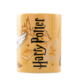 PYRAMID Taza Harry Potter Hedwig con Funda de Peluche - Cerámica 440ml Apta para Microondas y Lavavajillas