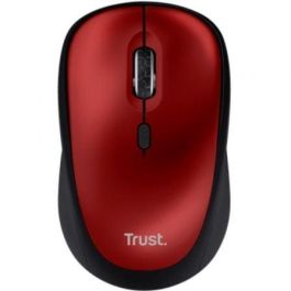 Ratón Mini Inalámbrico Trust Yvi+ Silent/ Hasta 1600 DPI/ Rojo Ratón Mini Inalámbrico Trust Yvi+ Silent/ Hasta 1600 DPI/ Rojo