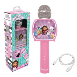 LEXIBOOK Micrófono Bluetooth La Casa de Muñecas de Gabby con Cambio de Voz y Altavoz Incorporado